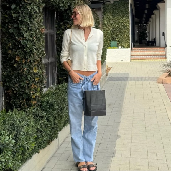 AGOLDE Criss Cross Upsized Jean in Suburbia Sz 26 100% Cotton A097-983 - Picture 1 of 8